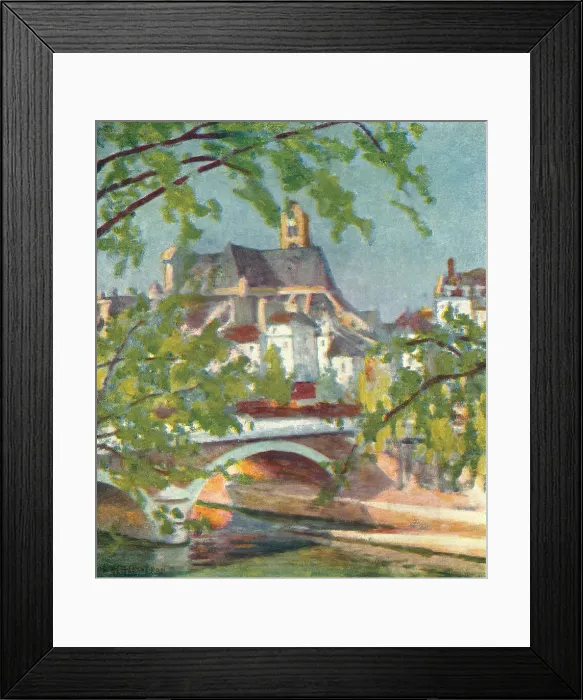 Framed Print : Eglise Saint-Gervais Framed Print : Eglise Saint-Gervais