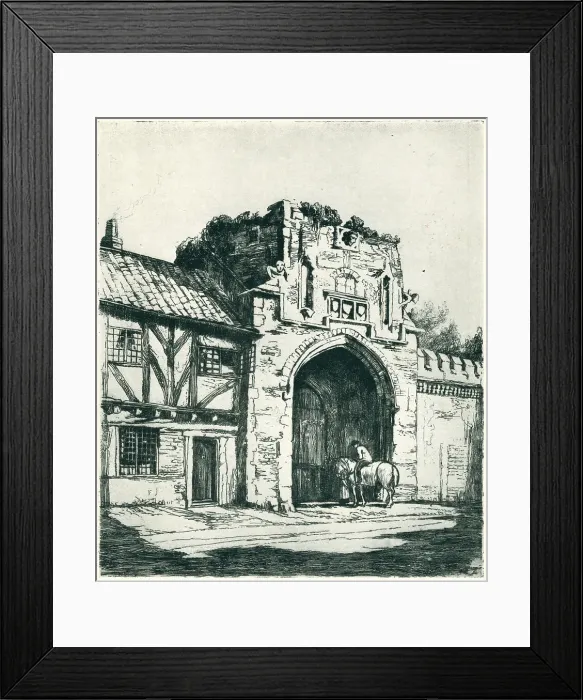 Framed Print : Old Gateway Framed Print : Old Gateway