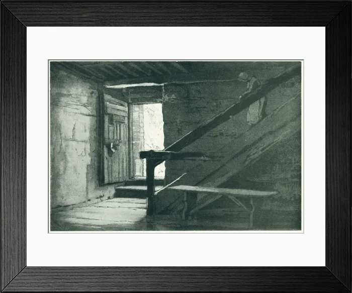 Framed Print : Stone House Interior Framed Print : Stone House Interior