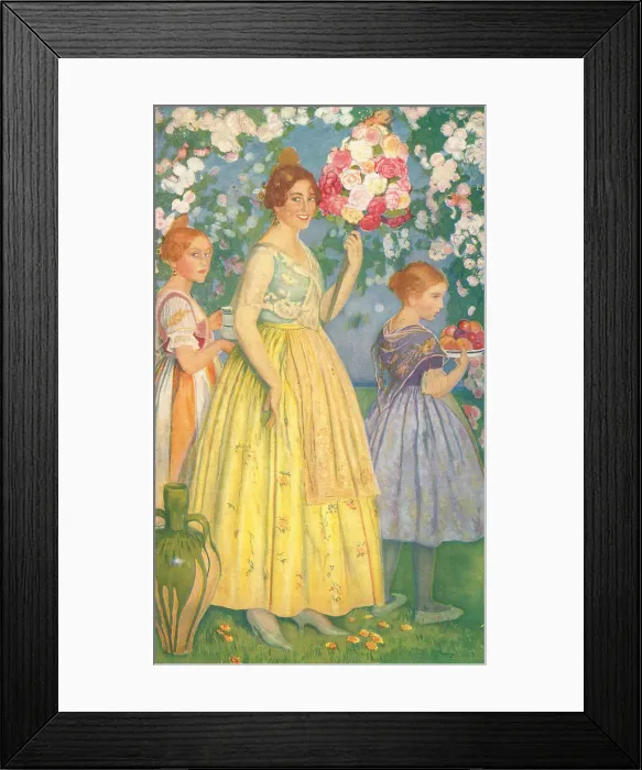 Framed Print : Mother And Children Framed Print : Mother And Children