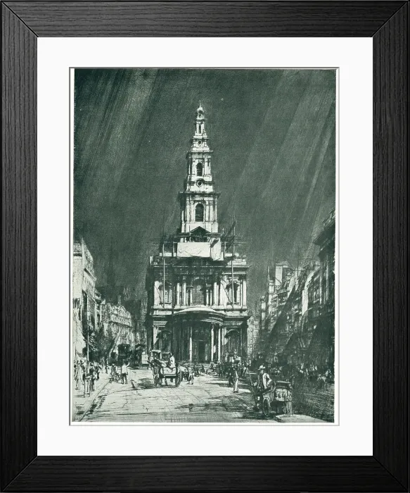 Framed Print : St. Mary Le Strand Framed Print : St. Mary Le Strand