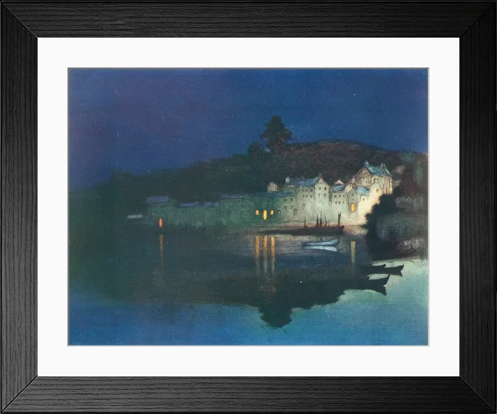 Framed Print : Night On The Dart Framed Print : Night On The Dart