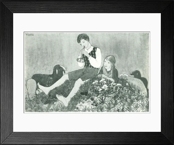 Framed Print : The Children Who Lived In The House Framed Print : The Children Who Lived In The House