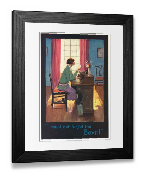 Framed Print : Bovril Poster Framed Print : Bovril Poster