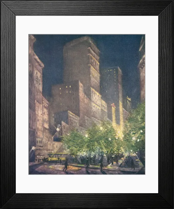 Framed Print : City At Night Framed Print : City At Night