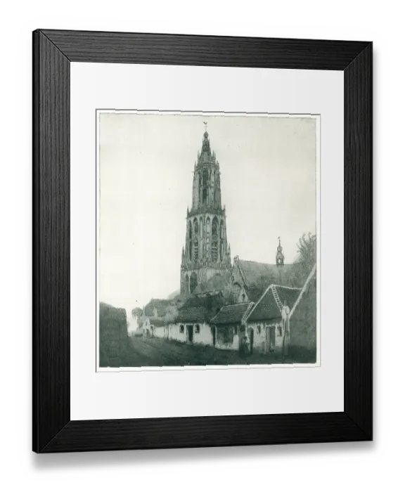 Framed Print : Tower At Rhenen, Holland Framed Print : Tower At Rhenen, Holland