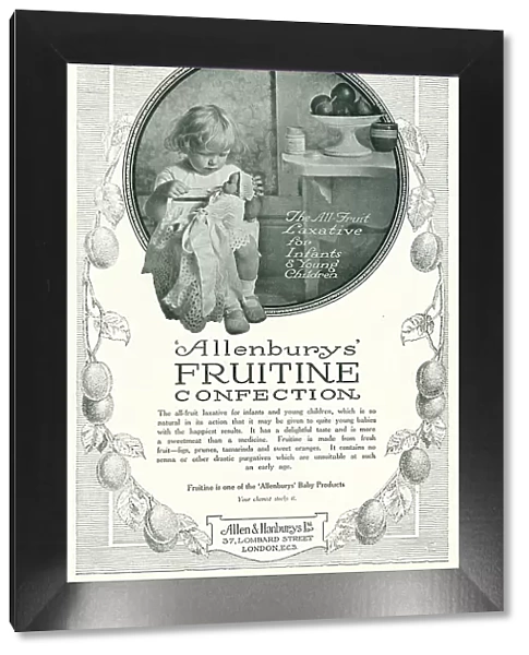 Allenburys Fruitine Confection Advertisement