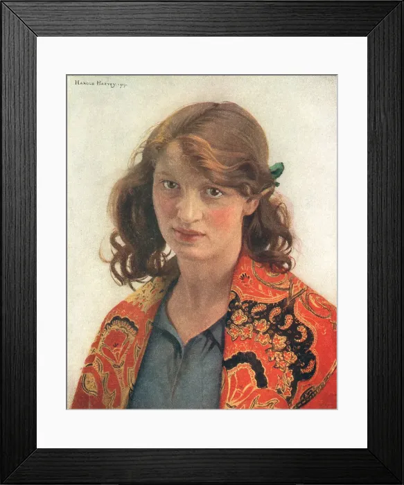 Framed Print : Portrait Of A Girl Framed Print : Portrait Of A Girl