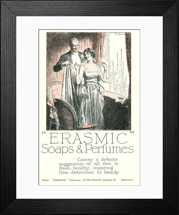 Framed Print : Erasmic Advertisement Framed Print : Erasmic Advertisement