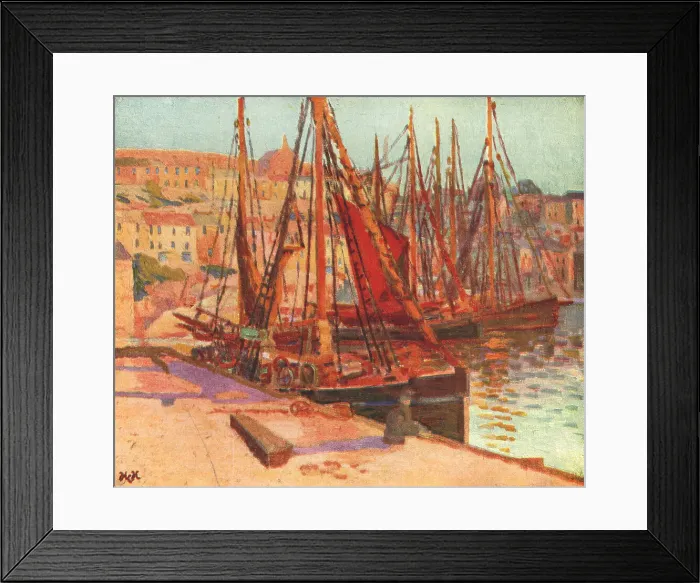 Framed Print : Evening, Brixham