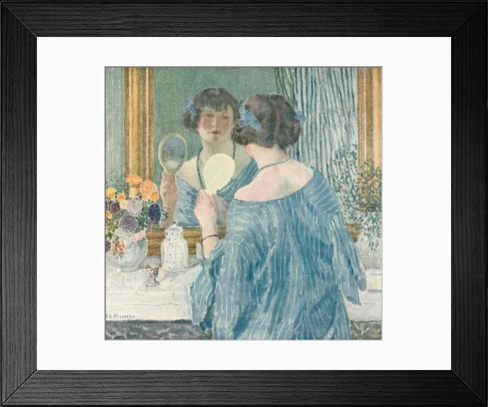 Framed Print : Bathroom Mirror Framed Print : Bathroom Mirror