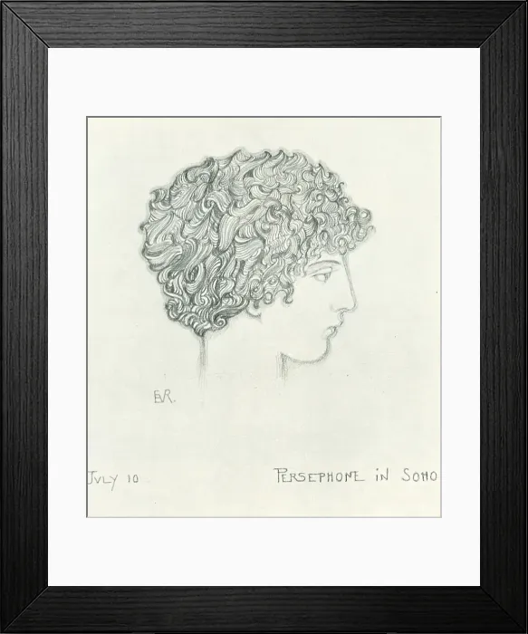 Framed Print : Persephone In Soho Framed Print : Persephone In Soho