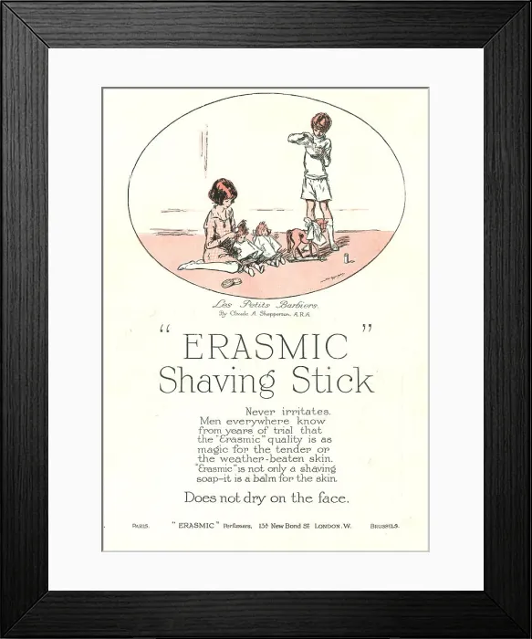 Framed Print : Erasmic Advertisement Framed Print : Erasmic Advertisement