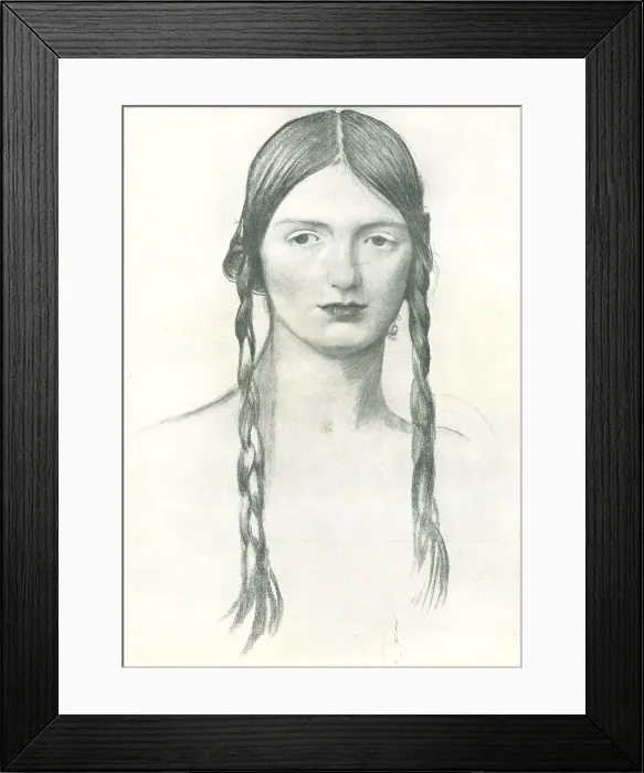 Framed Print : Portrait Of A Woman Framed Print : Portrait Of A Woman