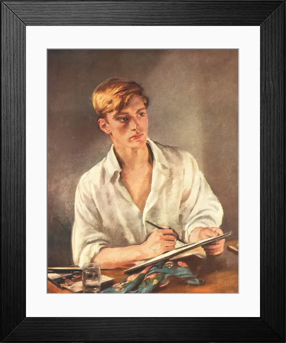Framed Print : The Young Sketcher Framed Print : The Young Sketcher