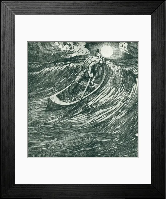 Framed Print : Le Passeur DEau Framed Print : Le Passeur DEau