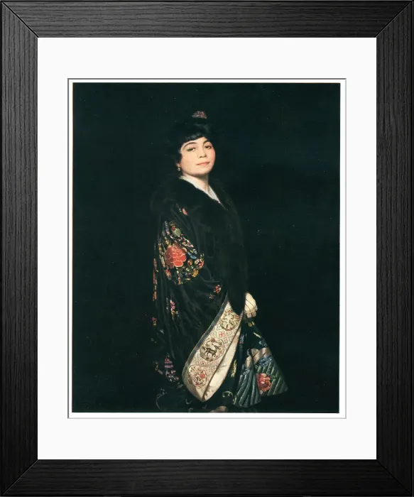 Framed Print : Eileen. A portrait oil painting of a woman named Eileen Framed Print : Eileen. A portrait oil painting of a woman named Eileen
