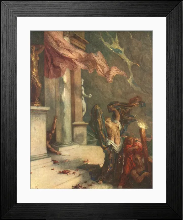 Framed Print : Messalina Leaving The Pincian Framed Print : Messalina Leaving The Pincian
