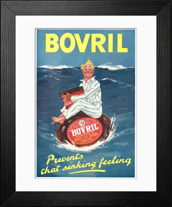 Framed Print : Bovril Poster Framed Print : Bovril Poster