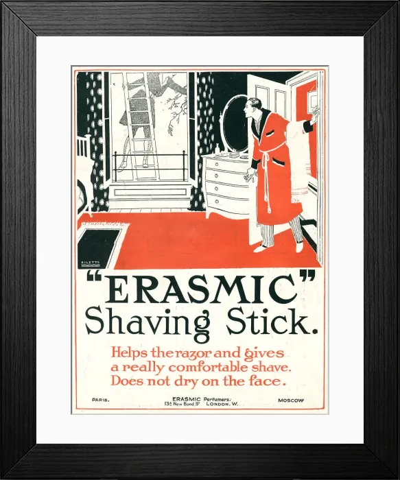 Framed Print : Erasmic Advertisement Framed Print : Erasmic Advertisement