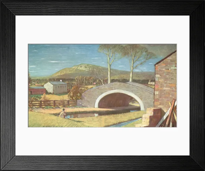 Framed Print : Canal Bridge, Borwick Framed Print : Canal Bridge, Borwick