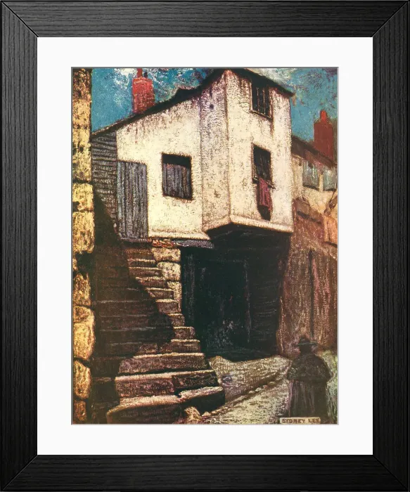 Framed Print : The House With The Stone Steps Framed Print : The House With The Stone Steps