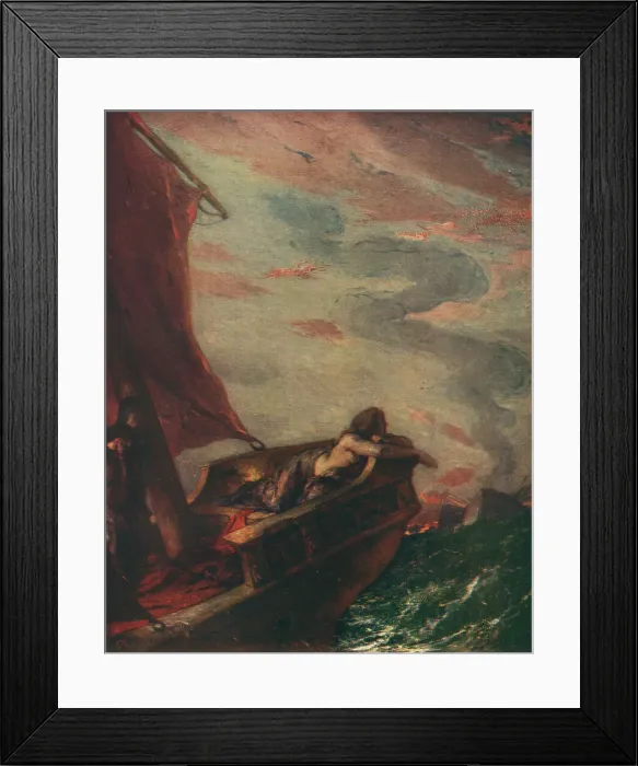 Framed Print : The Flight of Cleopatra Framed Print : The Flight of Cleopatra