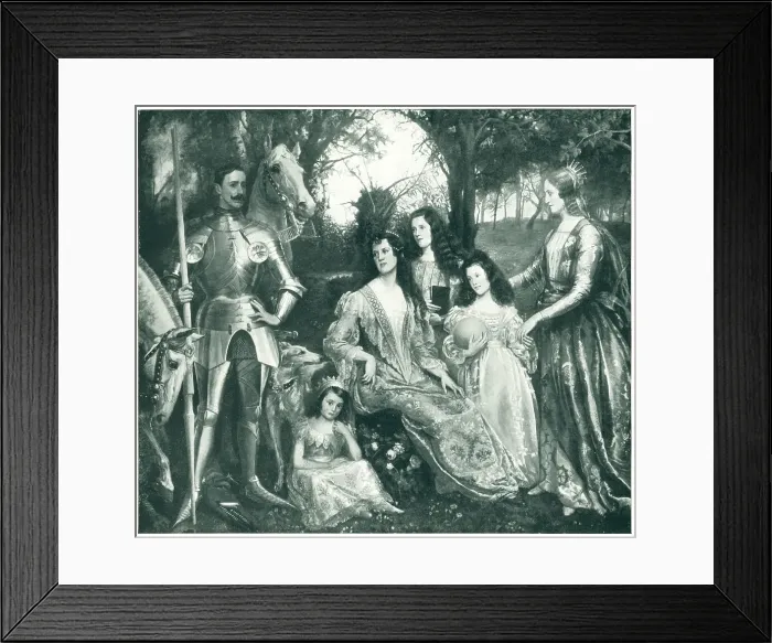 Framed Print : Au Temps Des Aieux Framed Print : Au Temps Des Aieux