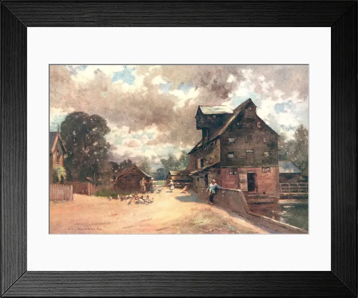 Framed Print : A Mill On The Ouse Framed Print : A Mill On The Ouse