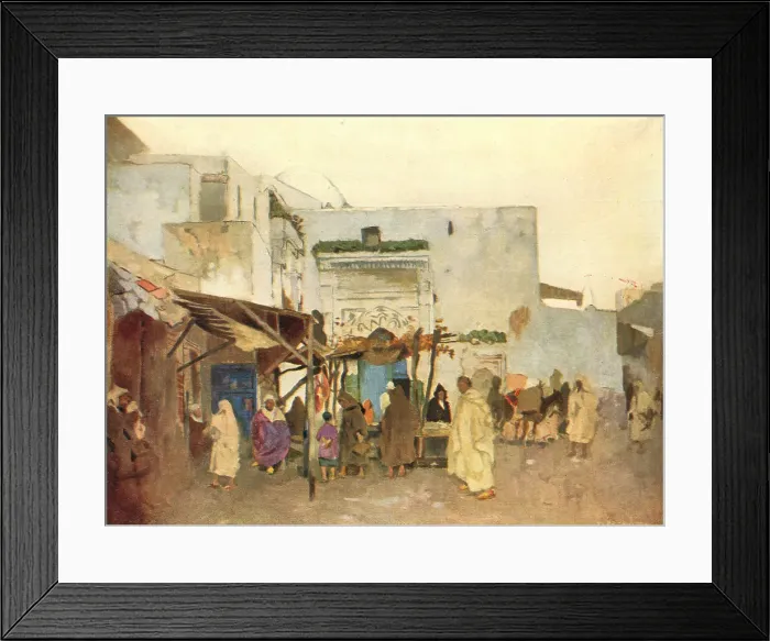 Framed Print : A Moorish Market Framed Print : A Moorish Market