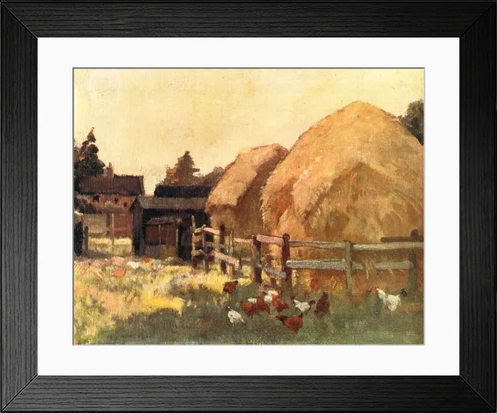 Framed Print : Farmyard, Cheshire Framed Print : Farmyard, Cheshire