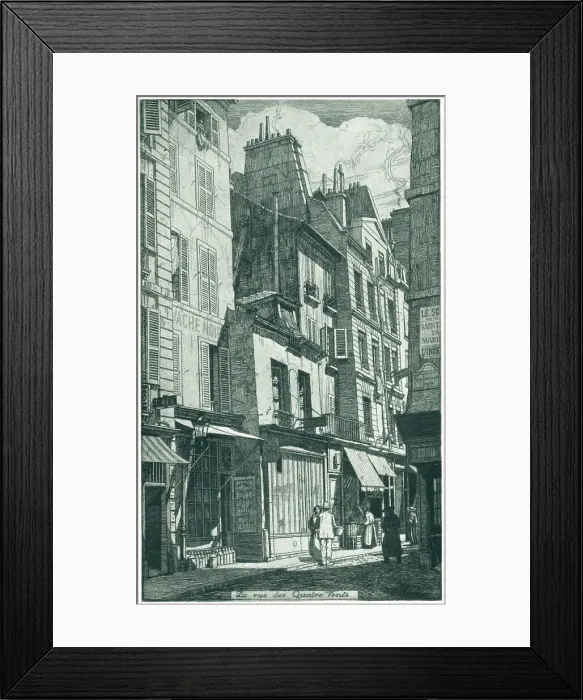 Framed Print : Town Houses Framed Print : Town Houses