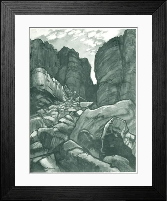 Framed Print : The Devil's Kitchen, N. Wales Framed Print : The Devil's Kitchen, N. Wales