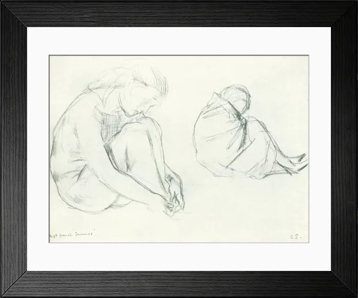 Framed Print : Sketch For Summer Framed Print : Sketch For Summer