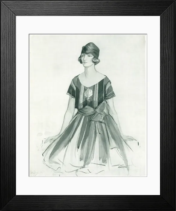 Framed Print : Mrs. W. Russell Shepherd Framed Print : Mrs. W. Russell Shepherd