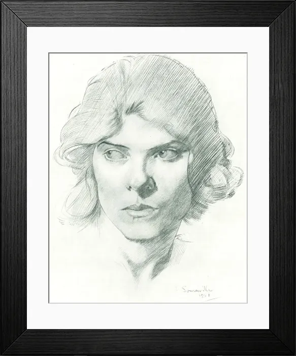 Framed Print : Portrait Of A Woman Framed Print : Portrait Of A Woman
