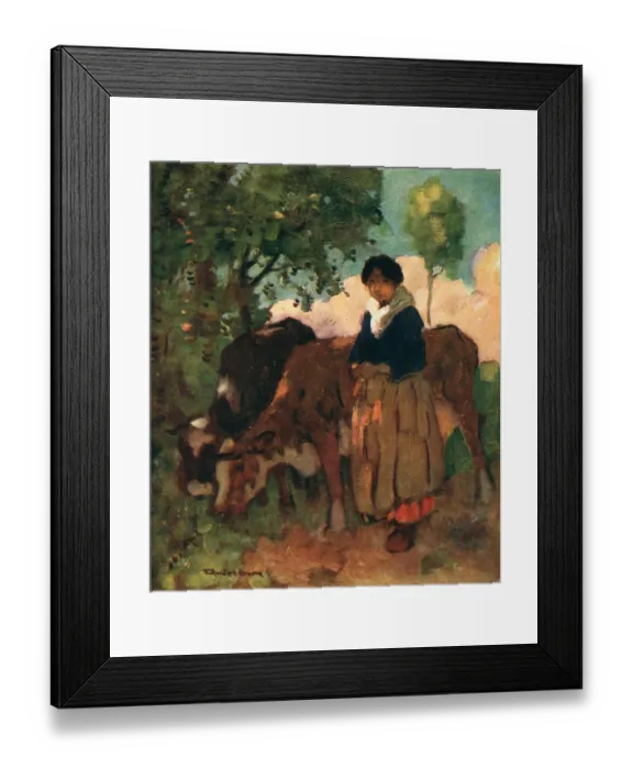 Framed Print : Shady Pasture Framed Print : Shady Pasture