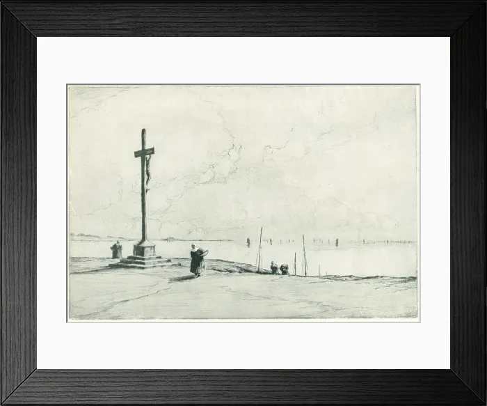 Framed Print : The Calvary Concarneau Framed Print : The Calvary Concarneau