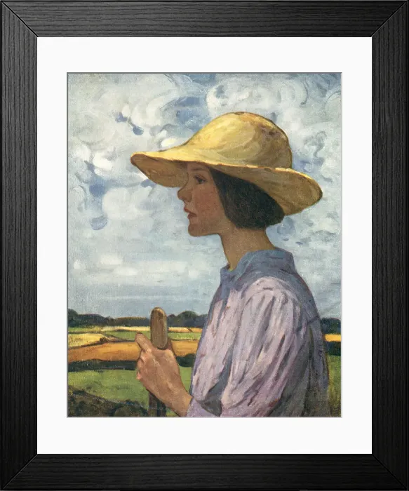 Framed Print : The Land Girl Framed Print : The Land Girl