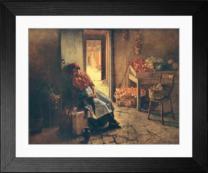 Framed Print : Fruit Shop In Seville Framed Print : Fruit Shop In Seville