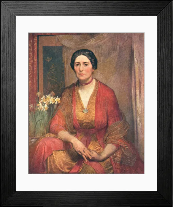 Framed Print : Portrait Of My Wife Framed Print : Portrait Of My Wife