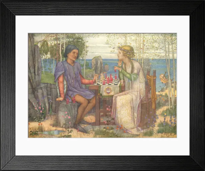 Framed Print : Ferdinand And Miranda Framed Print : Ferdinand And Miranda
