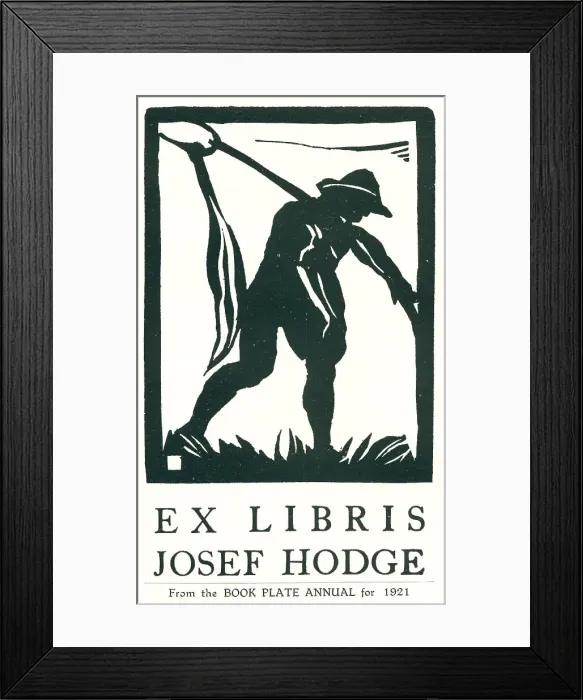 Framed Print : Bookplate Design Framed Print : Bookplate Design