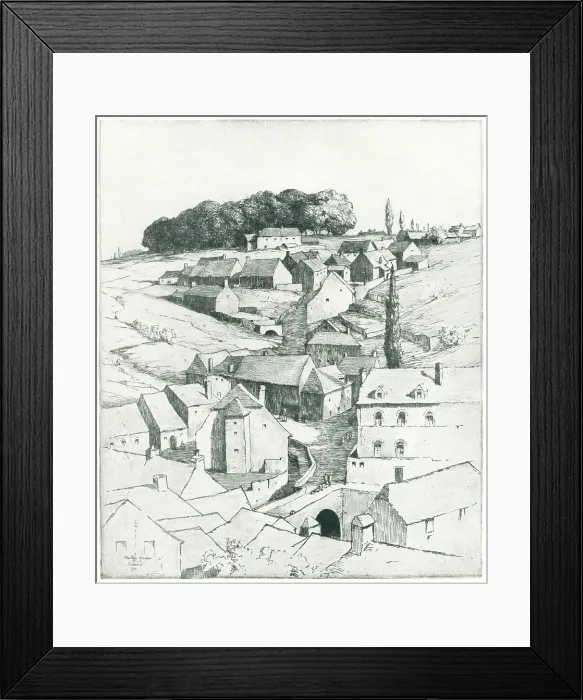 Framed Print : Country Town Framed Print : Country Town