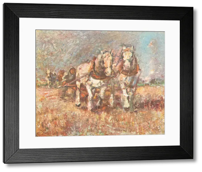Framed Print : The First Furrow Framed Print : The First Furrow