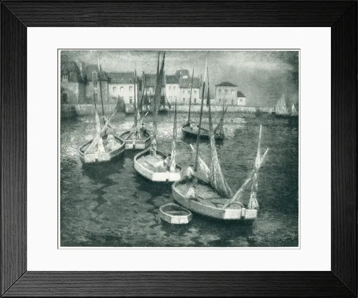Framed Print : The Fishing Barques (Le Treport) Framed Print : The Fishing Barques (Le Treport)