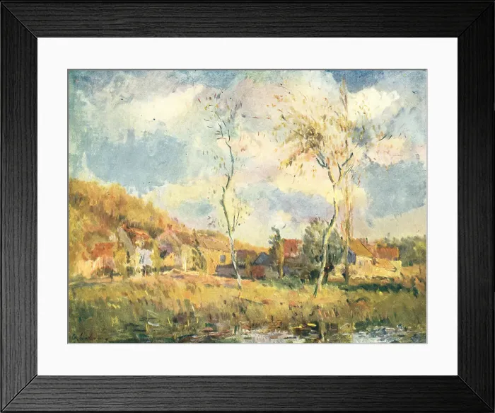 Framed Print : Le Hameau De La Vacherie Framed Print : Le Hameau De La Vacherie