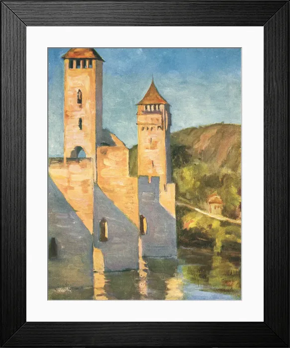 Framed Print : The Bridge At Cahors Framed Print : The Bridge At Cahors