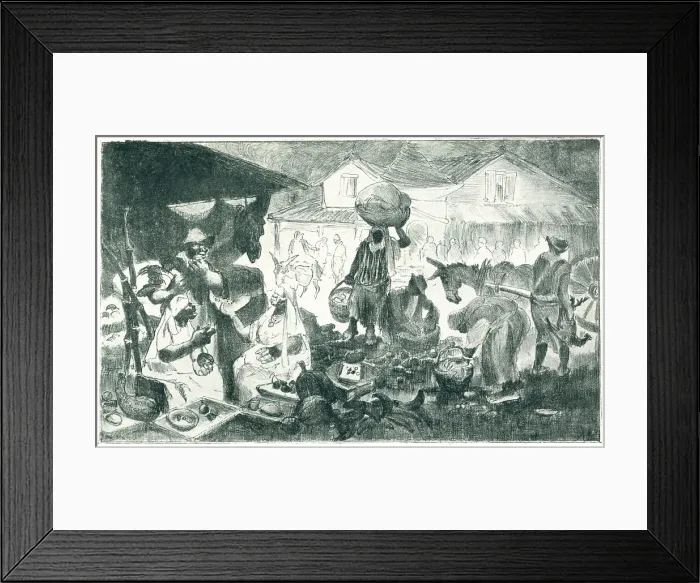 Framed Print : Market In Haiti Framed Print : Market In Haiti