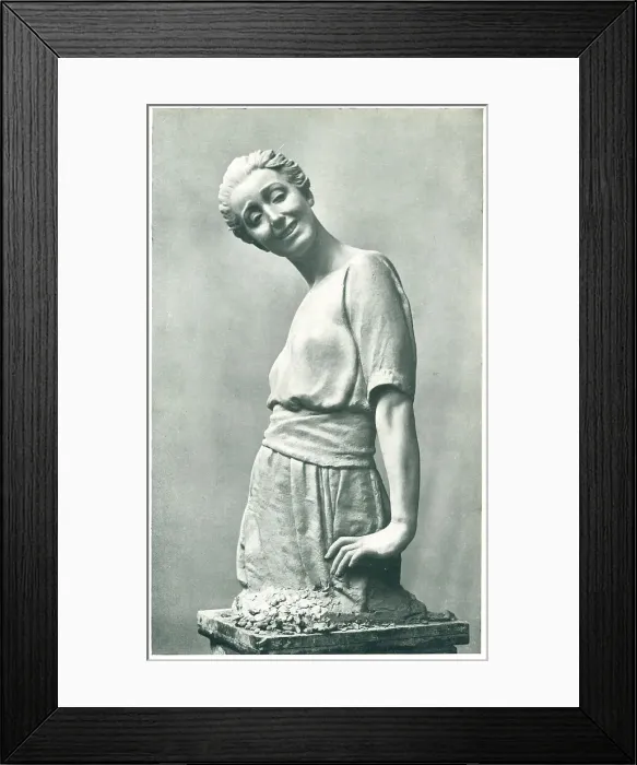 Framed Print : Smiling Woman Framed Print : Smiling Woman